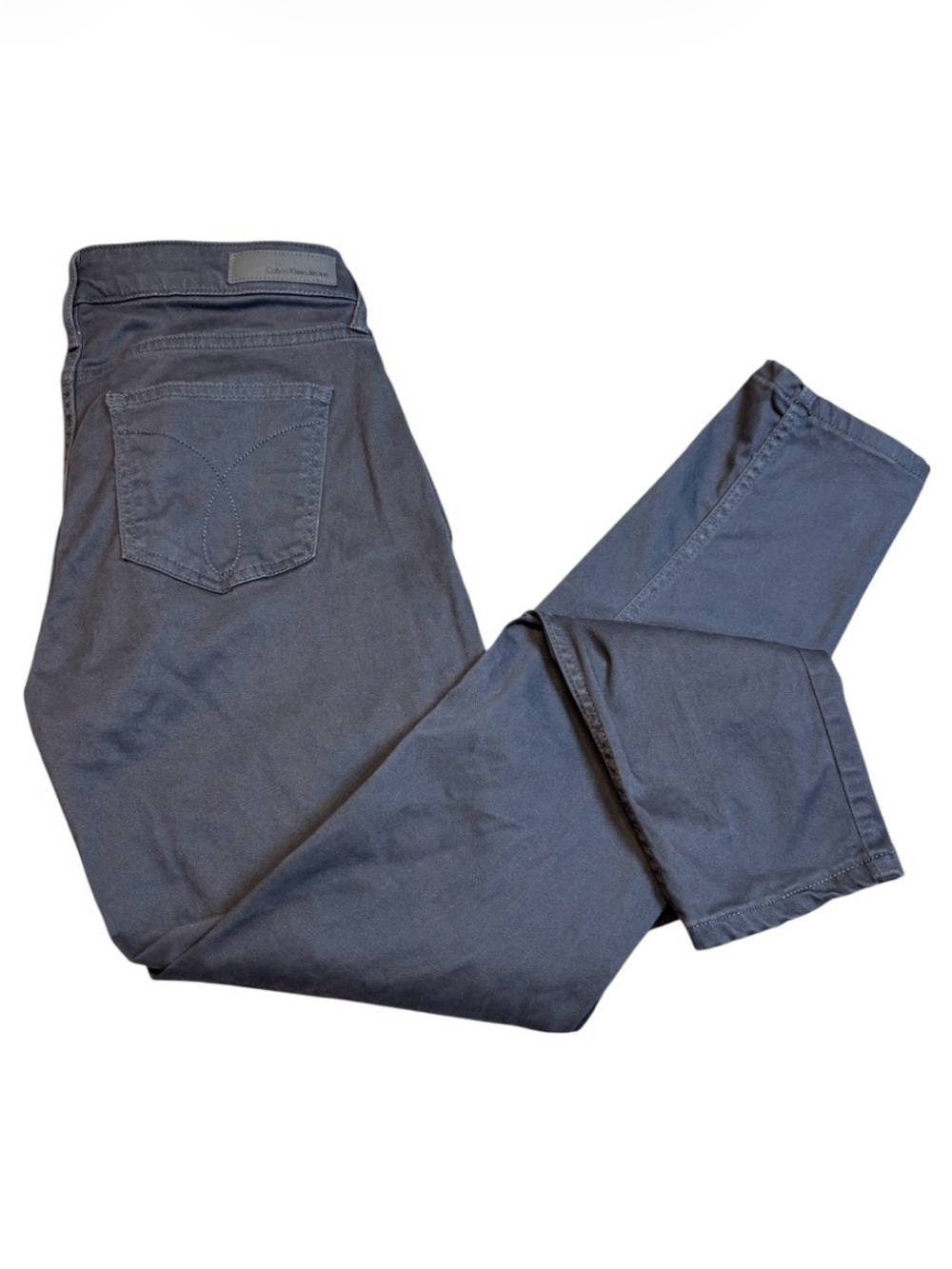 Calvin Klein Jeans Slim Straight Dark Blue Gray women’s Jeans